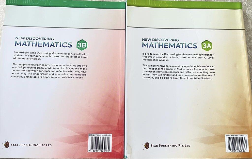 New Discovery Mathematics 3A and 3B, Hobbies & Toys, Books & Magazines ...