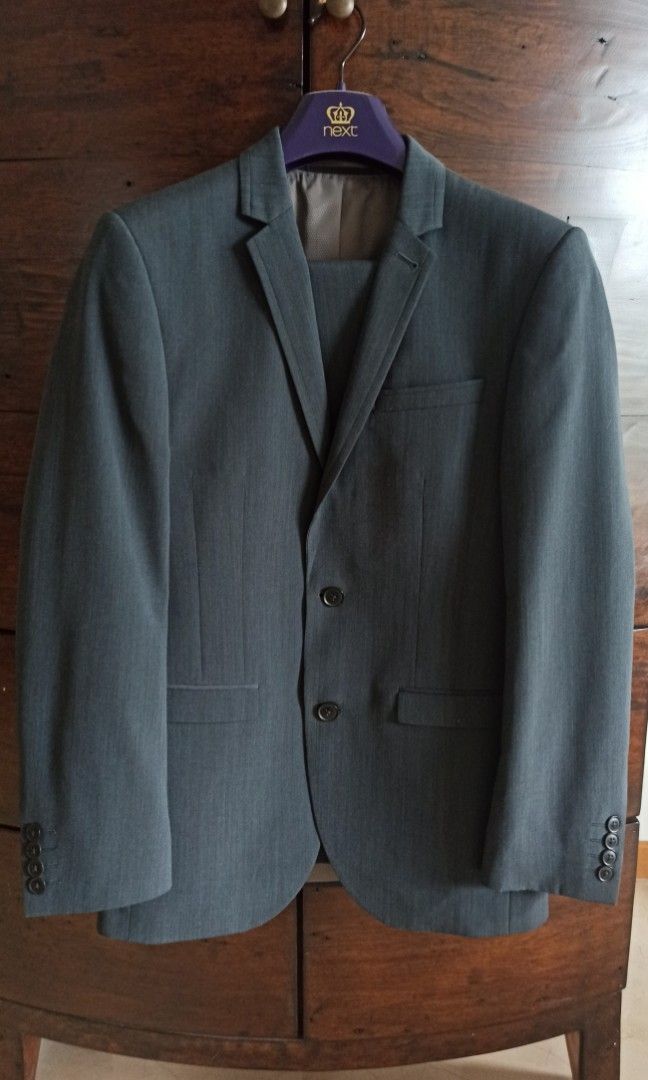 Next blue outlet trouser suit