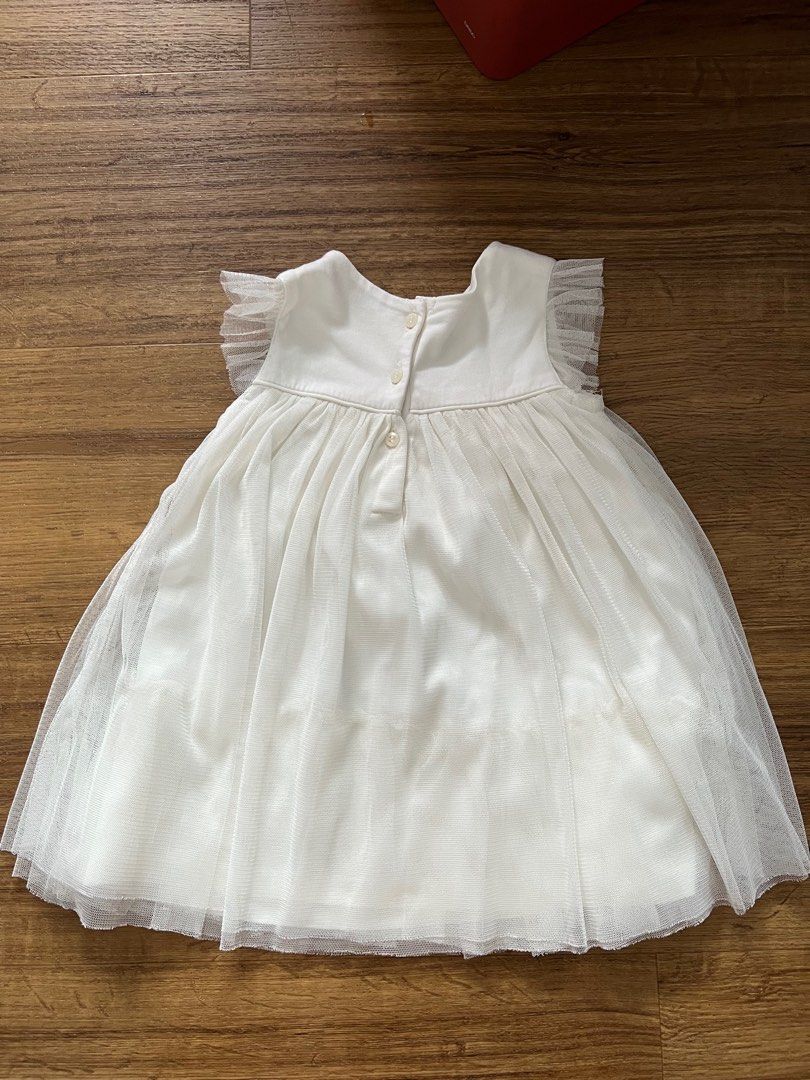 Next Official baby white party dress
