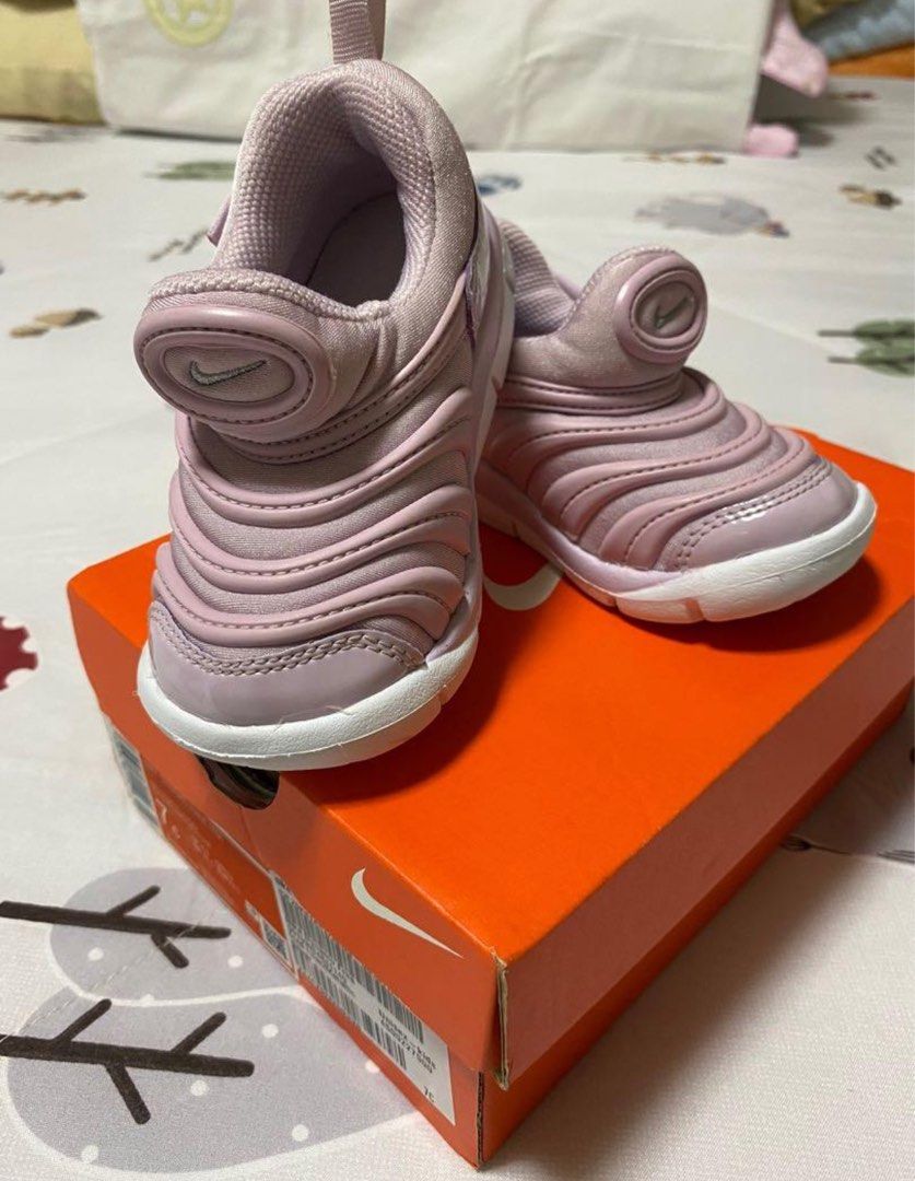 Nike Dynamo Free TD Pink 7C kids shoes, Babies & Kids, Babies & Kids ...