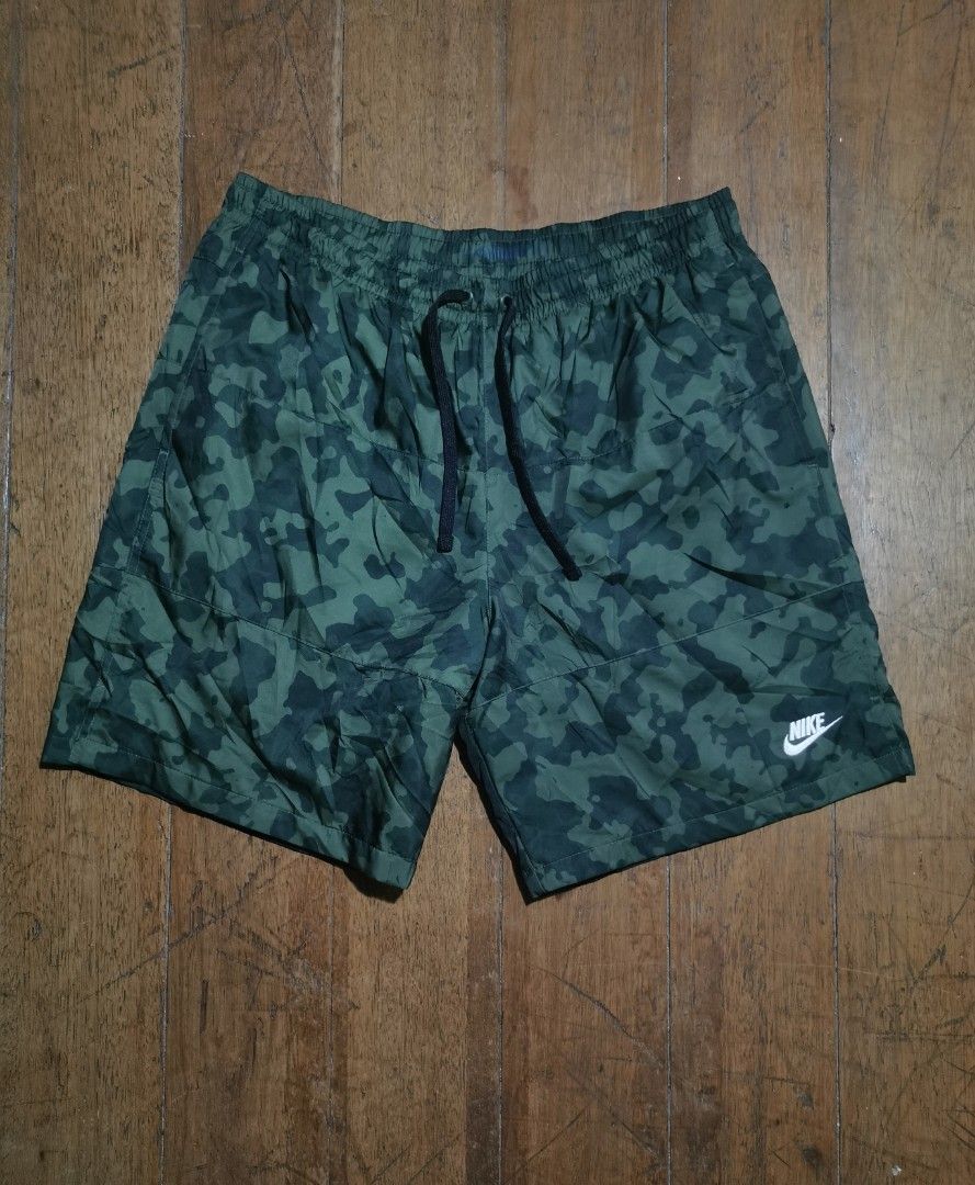 Nike NSW woven camo shorts Men s Fashion Bottoms Shorts on