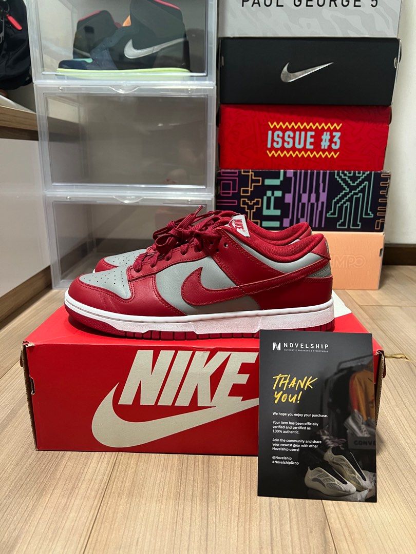 Nike UNLV Red Dunks Men s Fashion Footwear Sneakers on Carousell