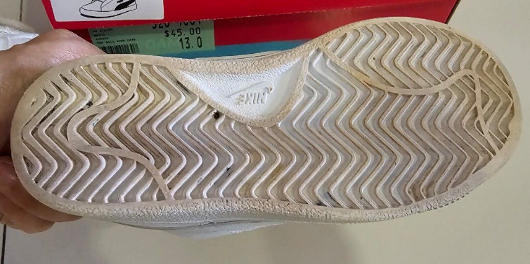 Nike white velcro shoes, Babies & Kids, Babies & Kids Fashion on Carousell