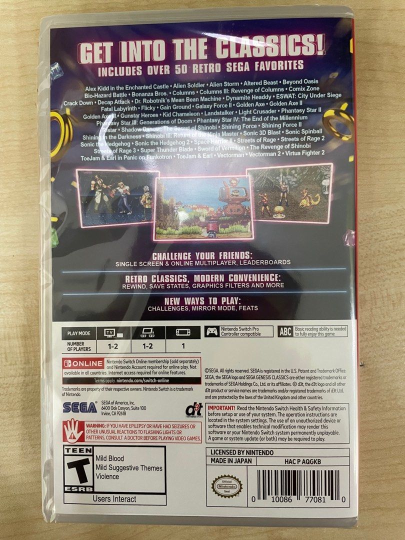 Genesis collection cheap switch