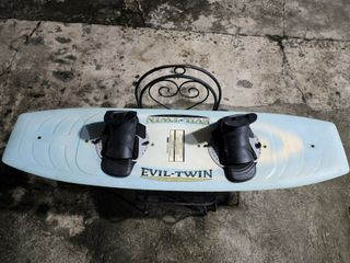 old school Obrien Evil Twin wakeboard