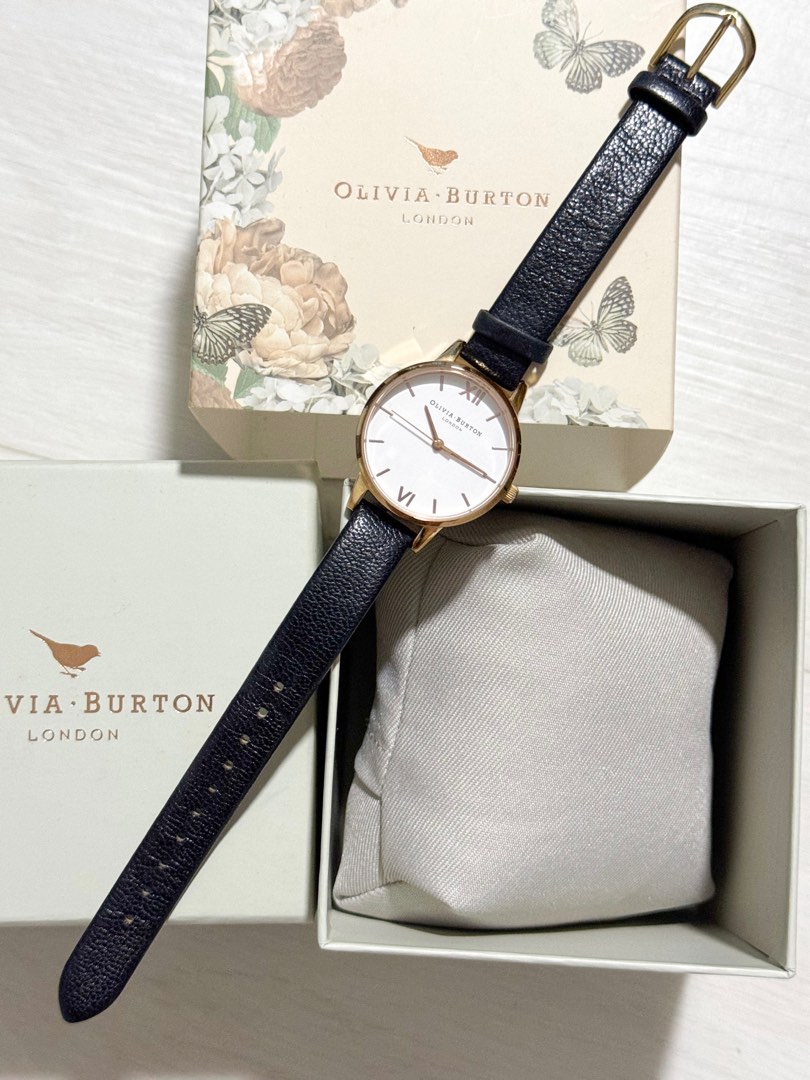 Olivia burton white watch best sale