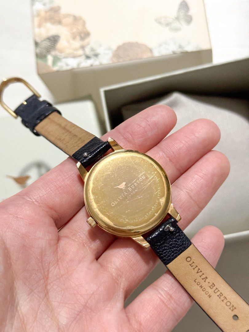 White and online rose gold watch