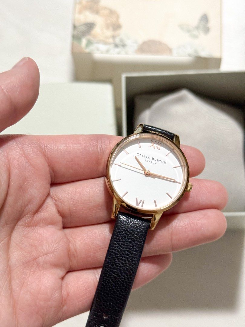 Olivia burton white watch deals