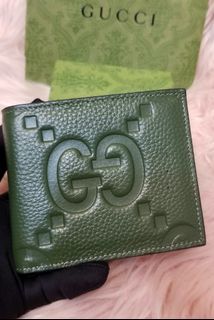 ☆ONHAND!☆ Gucci Grain Leather GG Logo Calfskin Men's Wallet