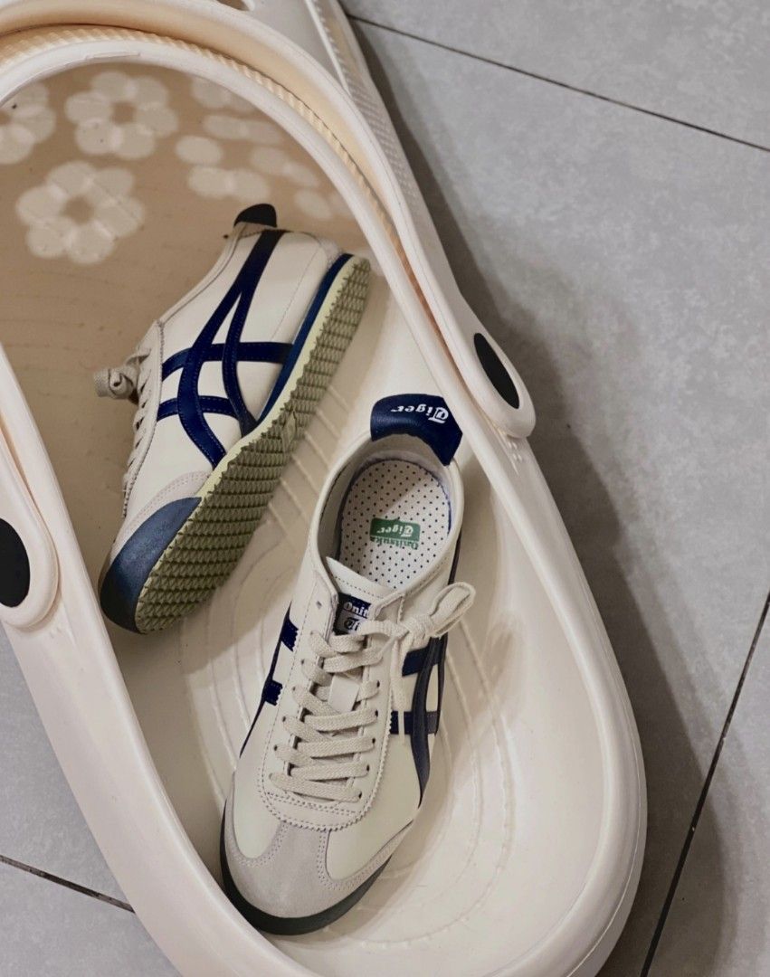 ONITSUKA TIGER MEXICO 66 BIRCH INDIA INK CREAM NAVY WHITE