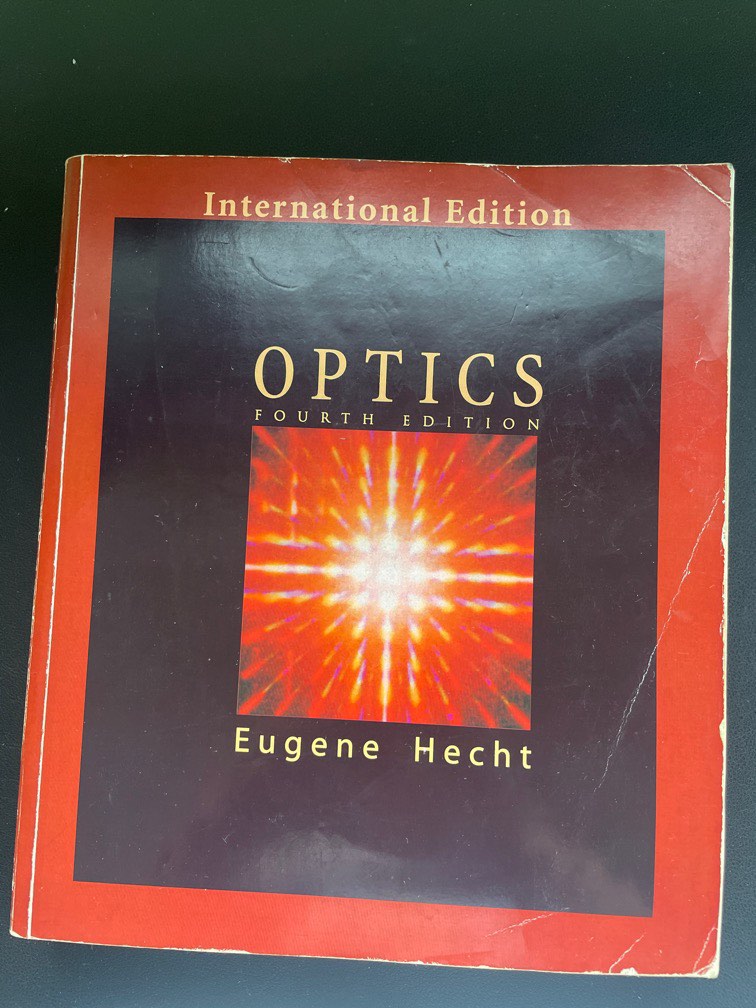 Optics by Eugene Hecht, Furniture & Home Living, Kitchenware