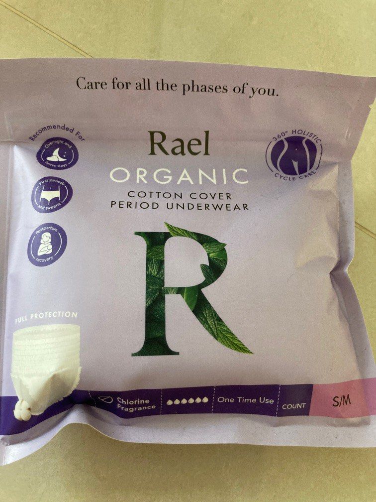 Rael Organic Cotton Period Underwear 5s (S/M)