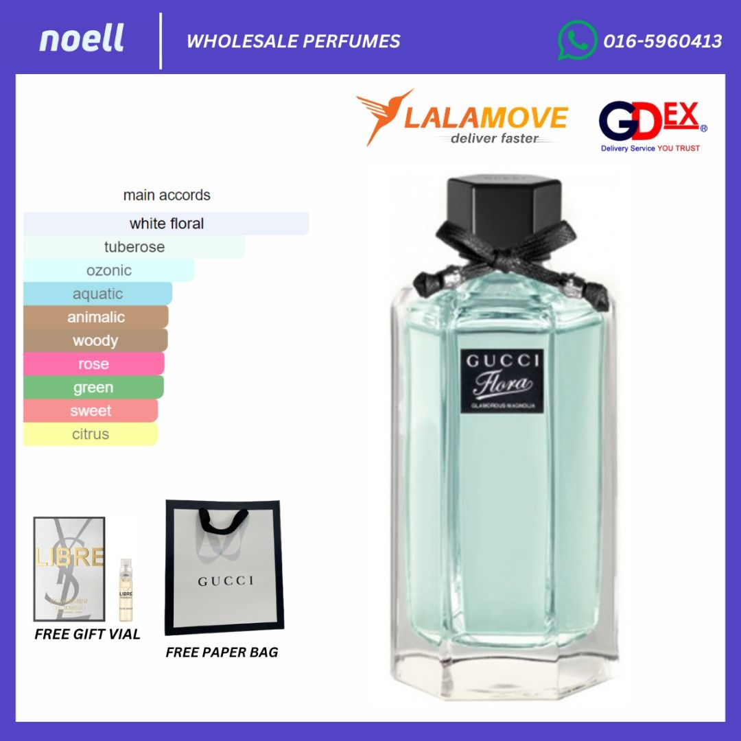 ORIGINAL AUTHENTIC READY STOCK GUCCI FLORA GRACIOUS TUBEROSE EDT