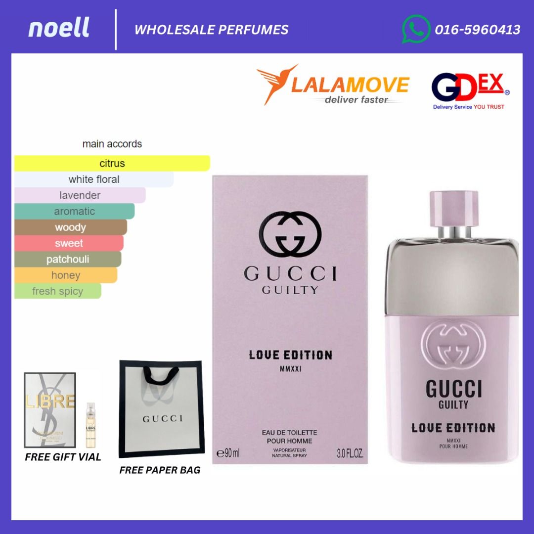 ORIGINAL AUTHENTIC READY STOCK GUCCI GUILTY LOVE EDITION MMXXI