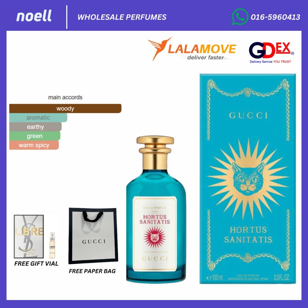 ORIGINAL AUTHENTIC READY STOCK GUCCI THE ALCHEMIST S GARDEN HORTUS SANITATIS EDP 100ML PERFUME FOR UNISEX