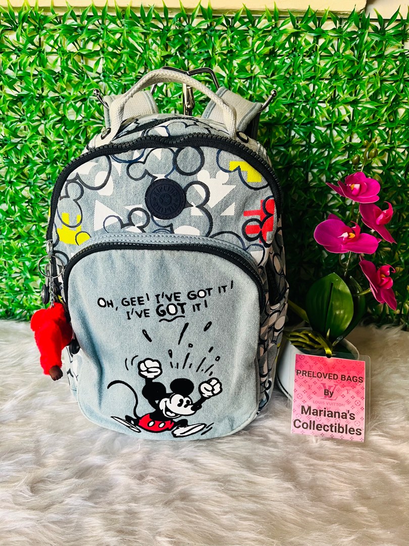 Original Kipling mickey mouse edition Bagpack Women s Fashion