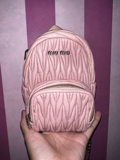 Original Miu miu mini sling/backpack