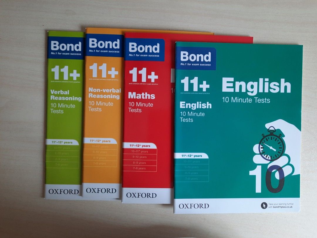 英語　Oxford Bond 11+ for10-11years 8冊　未使用品 英語 Oxford Bond 11+ for10-11years 8冊 未使用品 Amazon.com