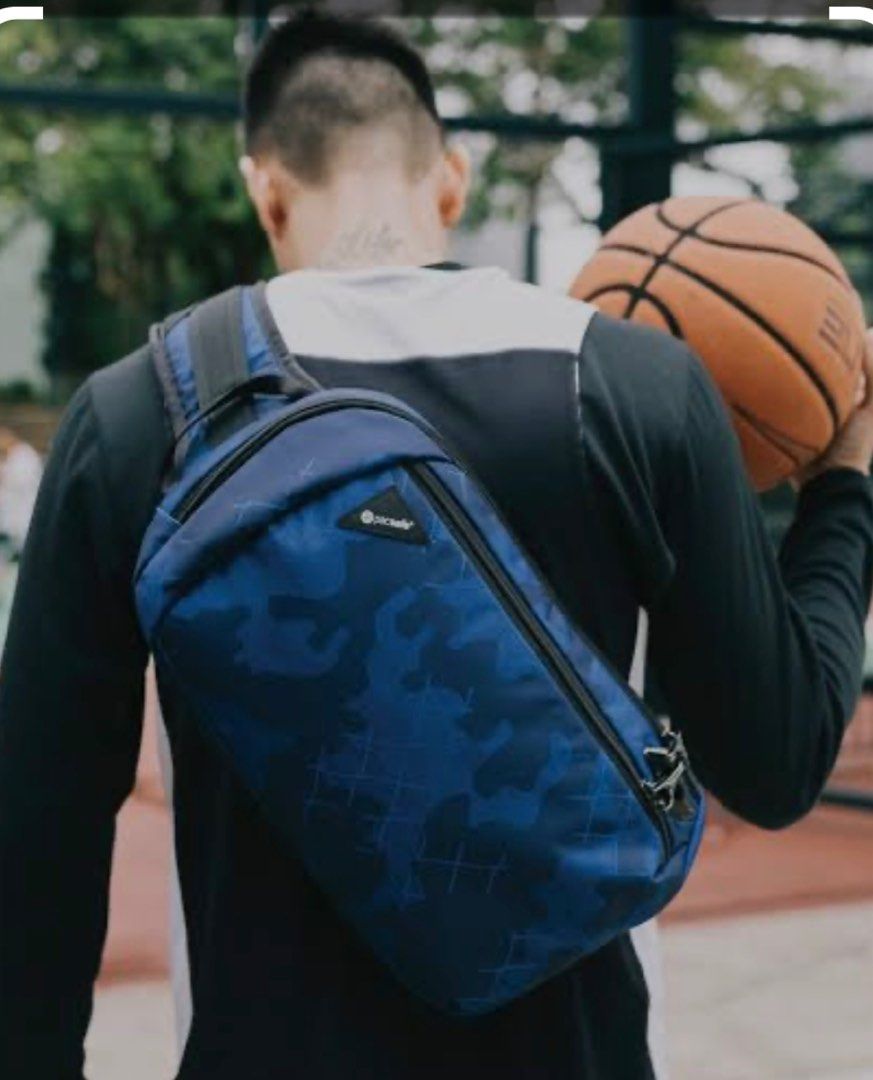 Pacsafe Vibe 325 Anti Theft- Blue Camo, Men's Fashion, Bags, Sling Bags ...