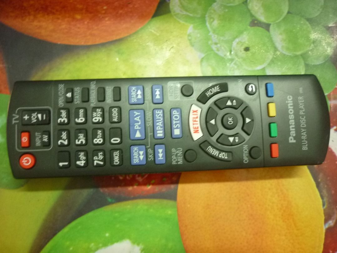 PANASONIC IR6 BLURAY DISC PLAYER remote control ORIGINAL, Audio