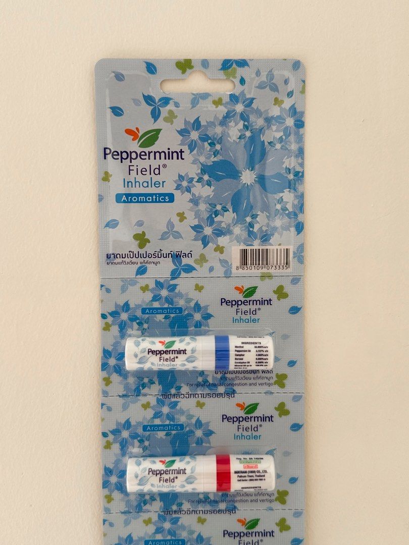 Peppermint Field Inhaler, Beauty & Personal Care, Bath & Body, Body ...