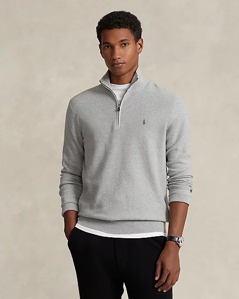 Ralph lauren online grey zip jumper