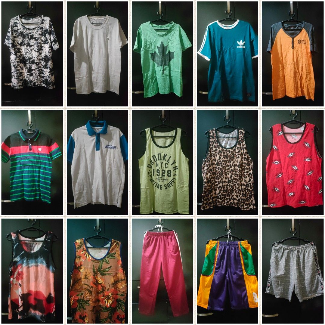 Pre-loved Bundle Men's Clothing (Sold as set only) (Category: Tshirts & Polo Shirts ) located in Caloocan City. Submitted by hyperkida (Listing ID 1275934839, Image 1). Description: LAST PRICE see photos for some flaws expect some other unnoticed flaws upon receiving.