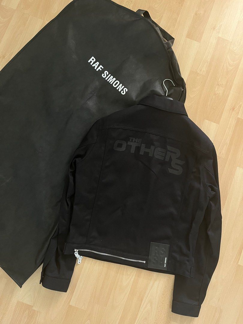 Raf Simons black denim jacket