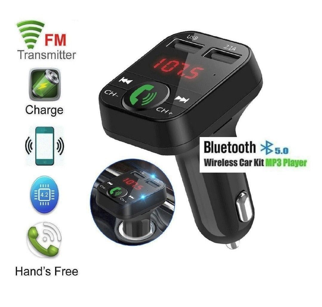 Auto Bluetooth FM Sender Bluetooth Auto Adapter Music Player