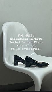 Repetto Heeled Ballet Flats