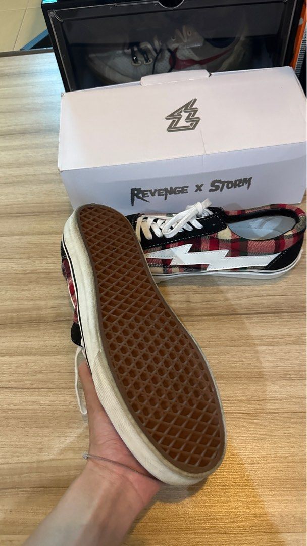 Revenge x storm black plaid new arrivals
