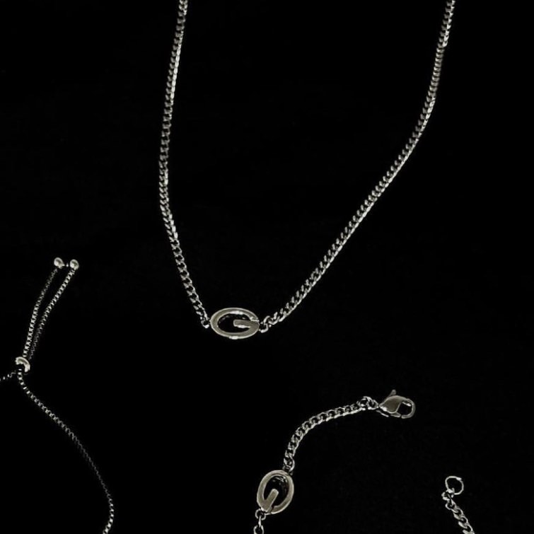 reworked givenchy silver necklace Luxury Accessories on Carousell