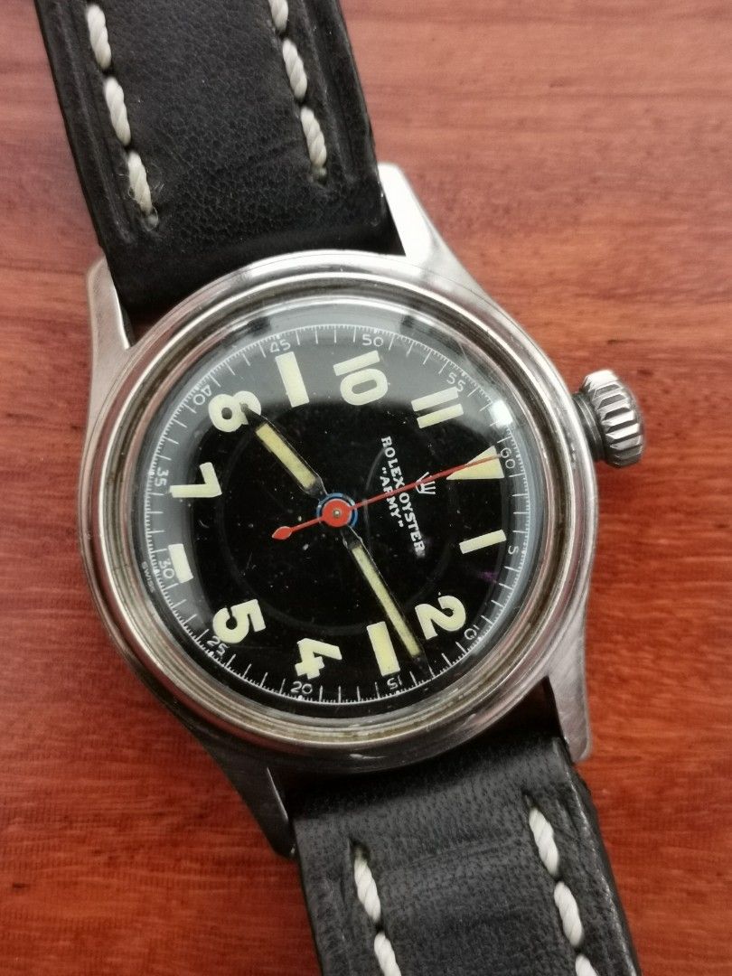 ROLEX OYSTER ARMY 1950 s Vintage WristWatch Luxury Watches on Carousell