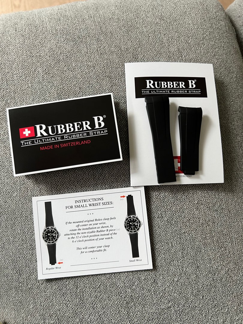 Rubber cheap b installation