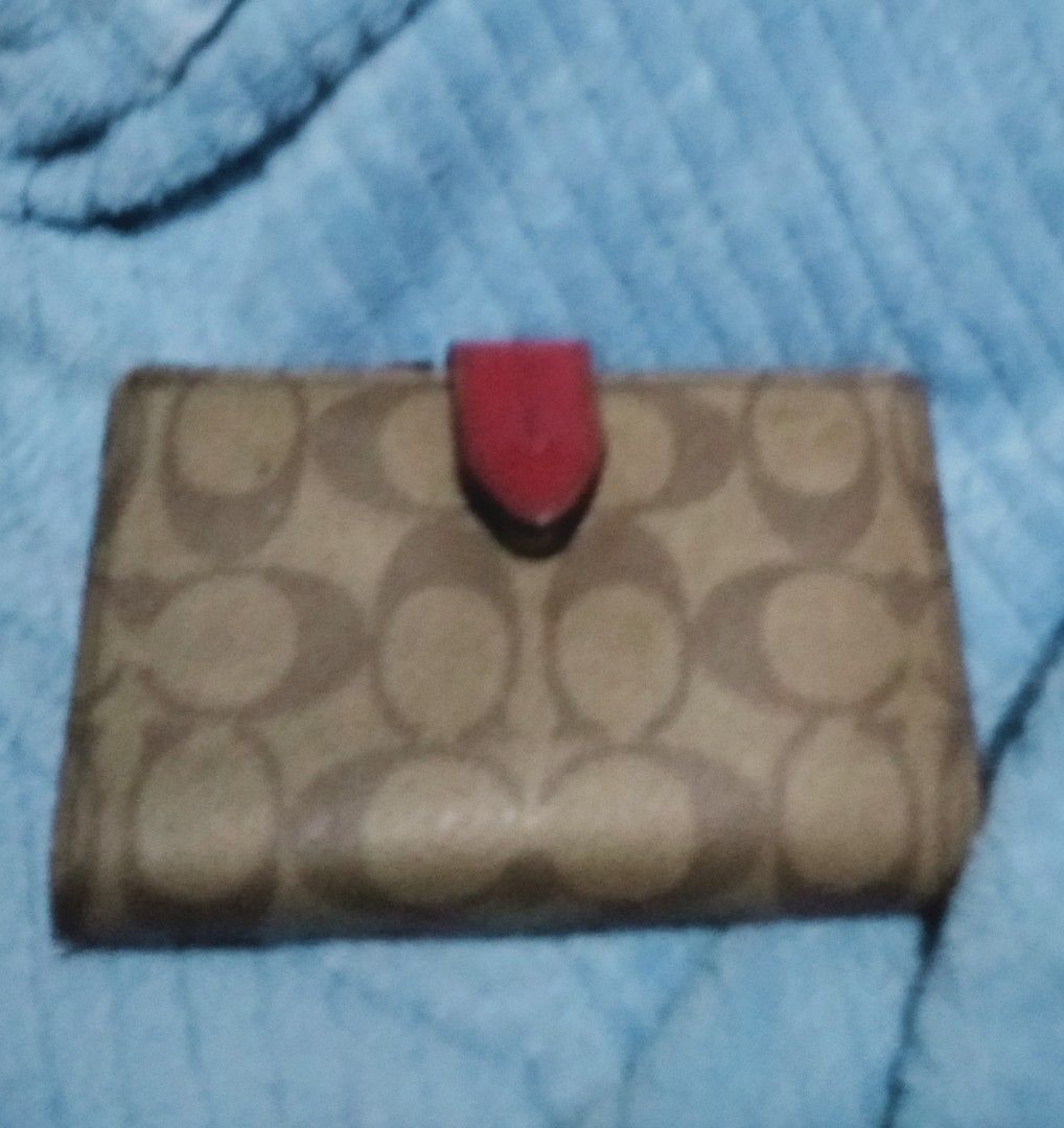Coach wallets on sale hot sale