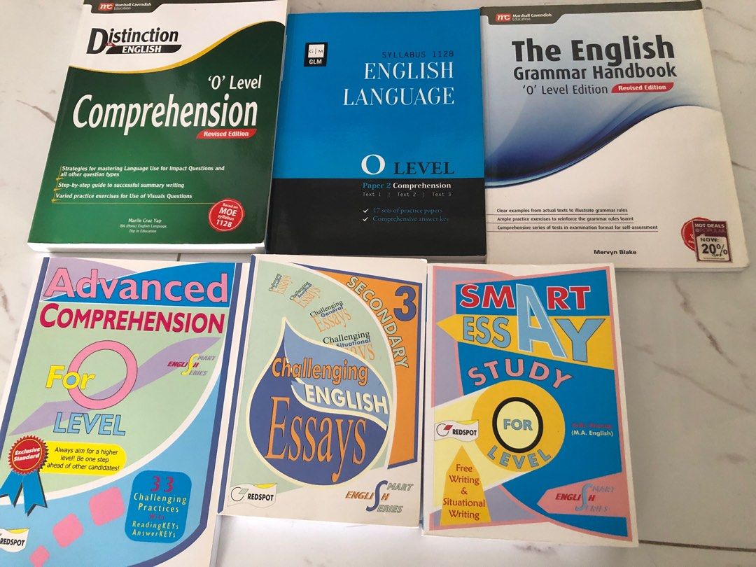 Sec 3 Sec 4 O level English Comprehension Essays, Hobbies & Toys, Books ...