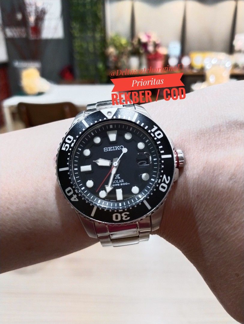 Seiko prospex sne437p1 solar divers 200m store black dial