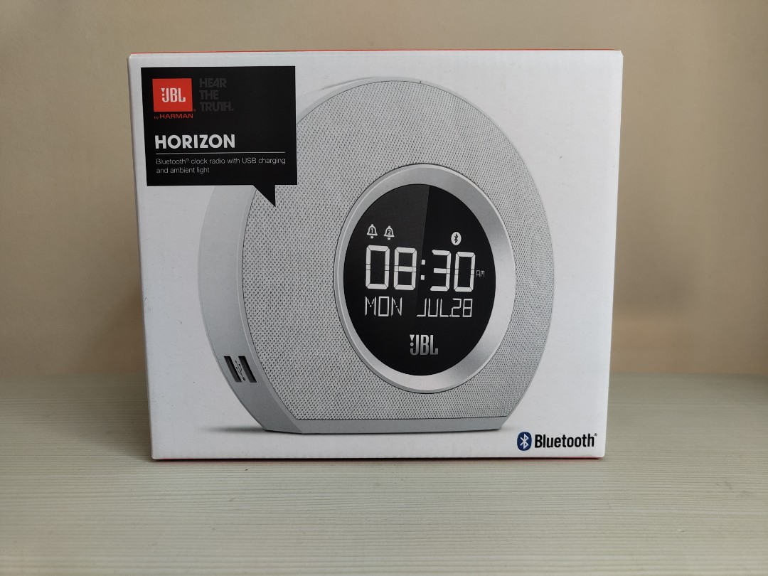 JBL Horizon  Bluetooth clock radio with USB charging and ambient light