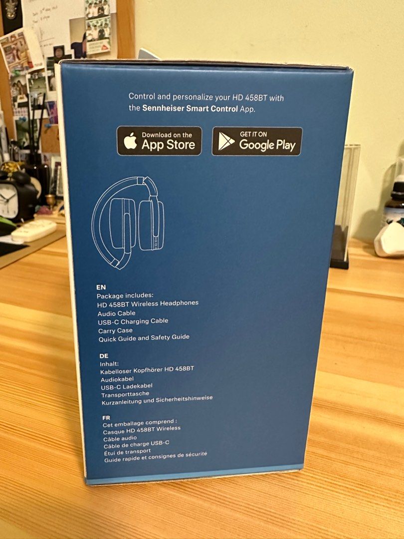 Sennheiser - HD 458BT, Bluetooth Headphones, Audio, Headphones ...