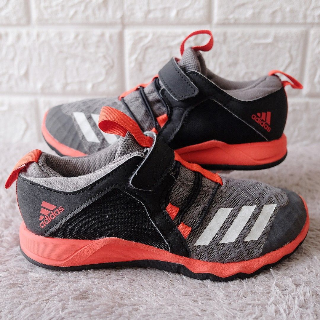 Sepatu Anak Second Adidas RapidaFlex 2 El GS Grey Four Core Black Bekas Preloved Bayi Anak Lainnya di Carousell