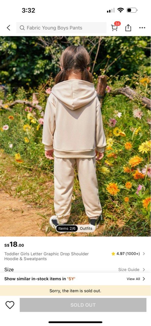 Shein kid hoodie sweatpants Babies Kids Babies Kids