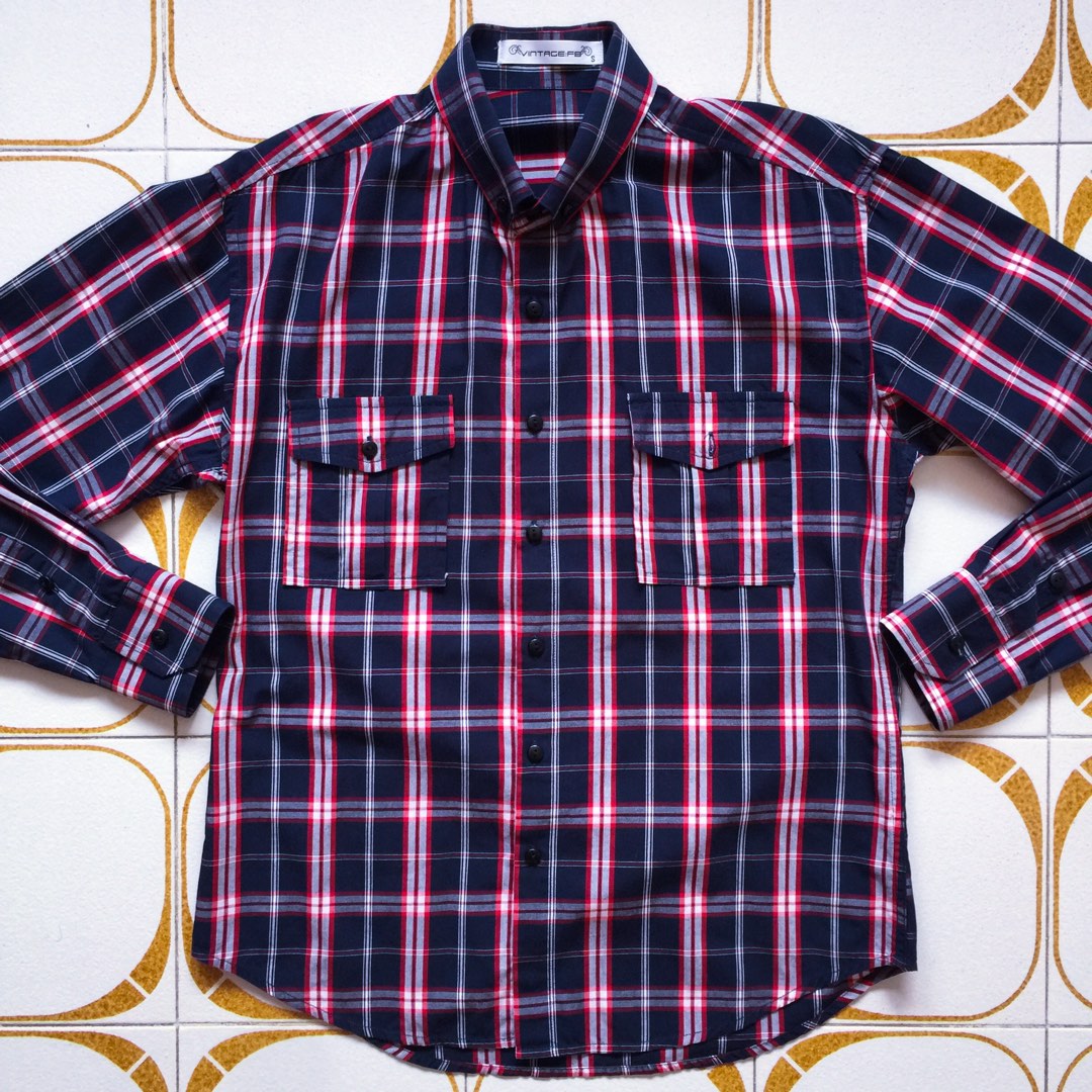 Casual checkered shirts outlet