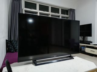 Living room with a new Sony Bravia 40 inch LCD TV