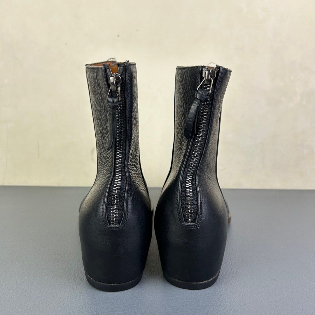 SS 2018 Givenchy GB3 Back Zip Leather Ankle Boot Men s Fashion