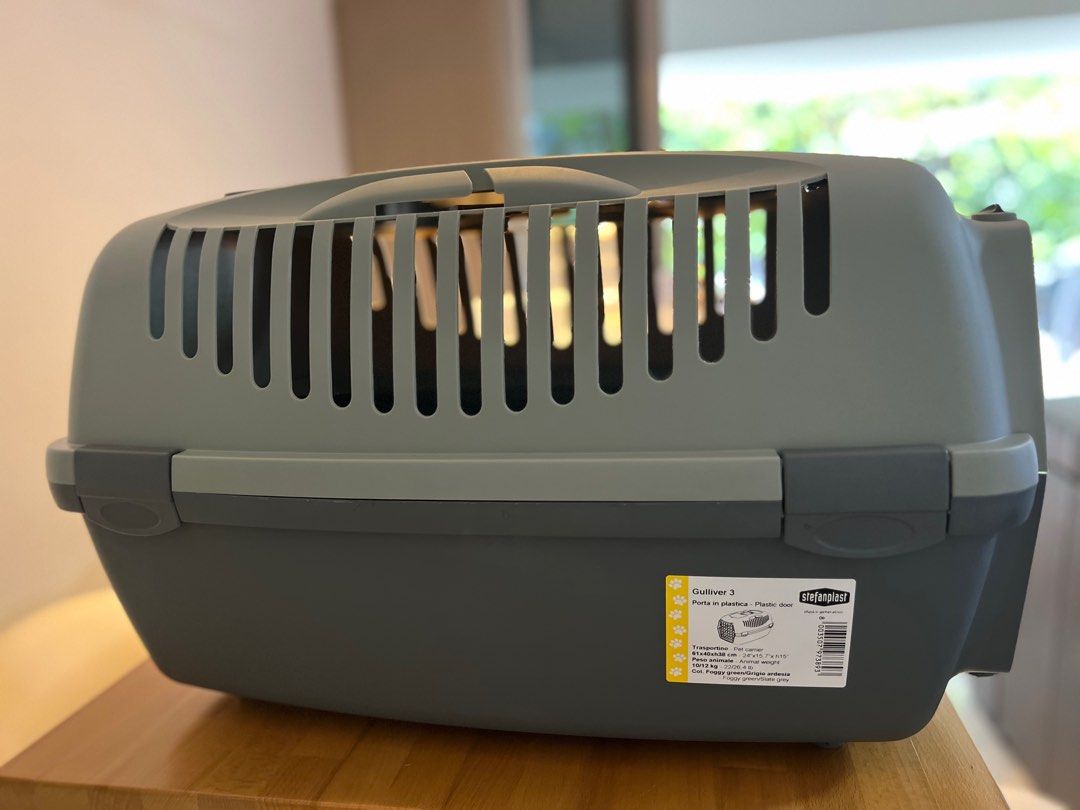 Carrier Stefanplast Gulliver 61 x 40 x 38 cm Grey Metal PVC