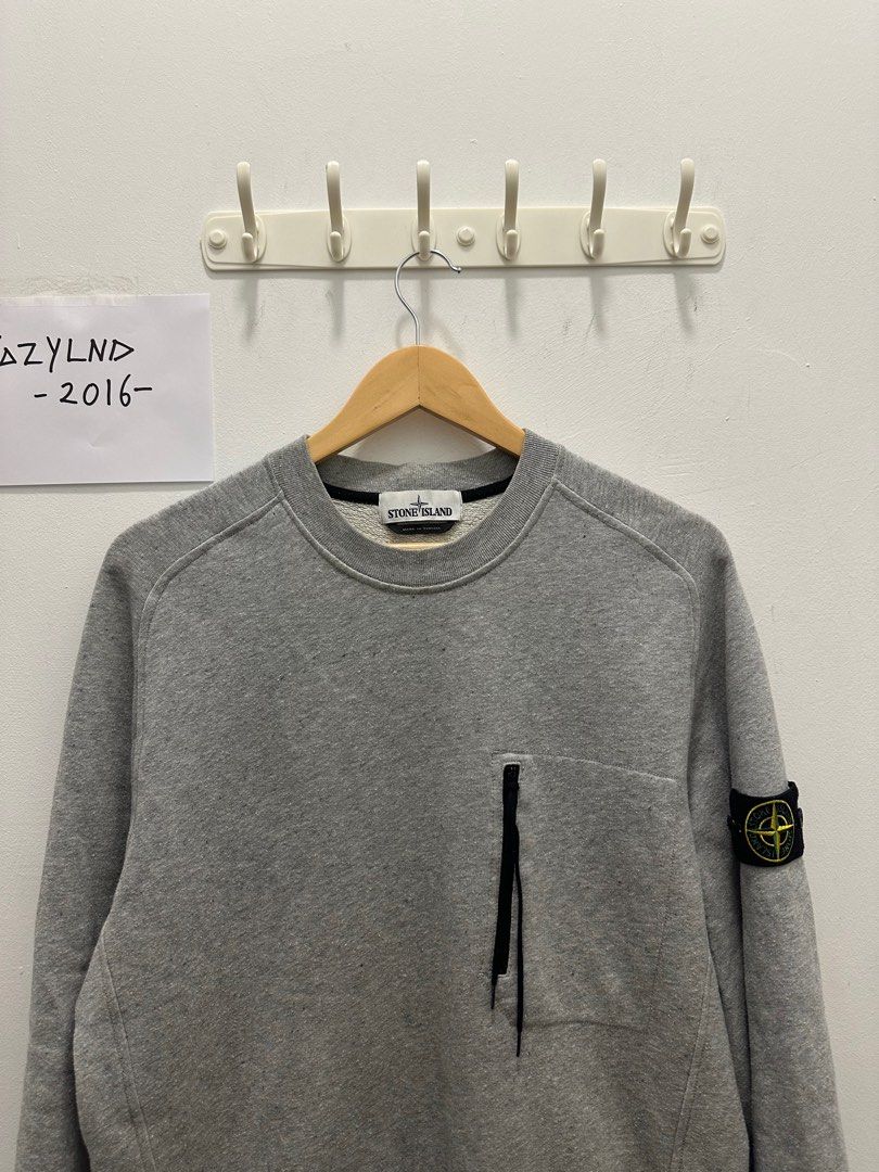 Stone island deals jumper with pocket