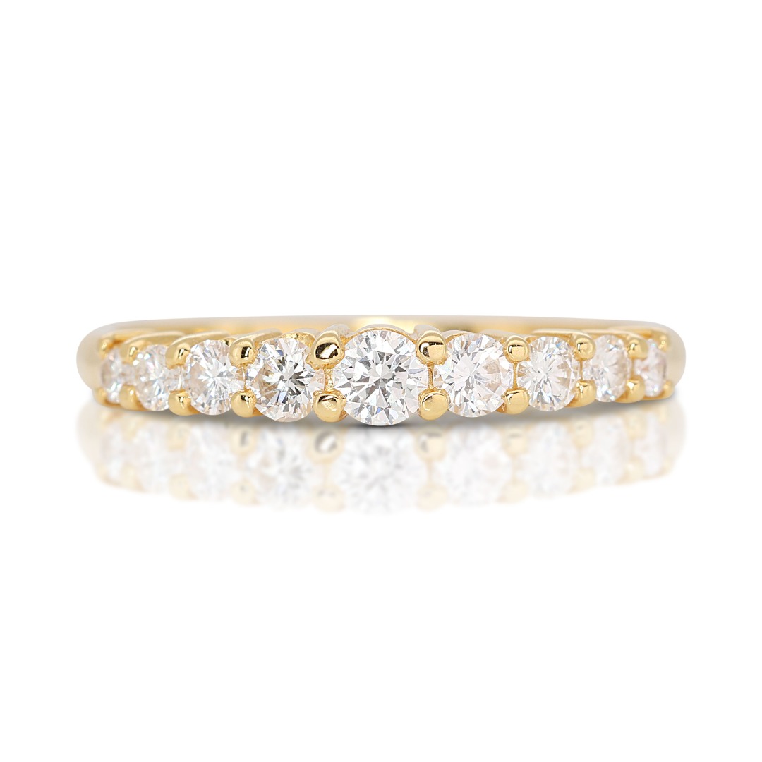 Gold store diamond band