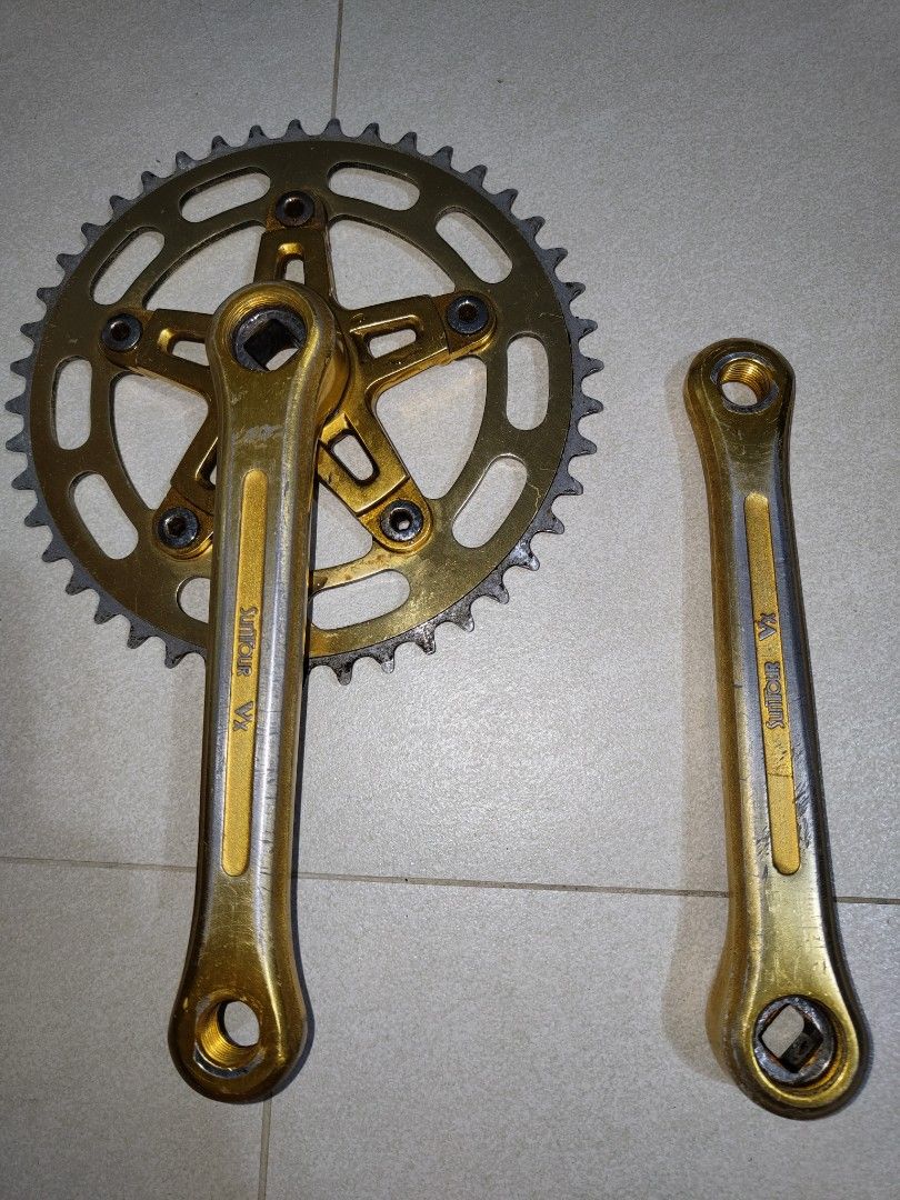 Suntour VX BMX crankset 170mm made in JAPAN
