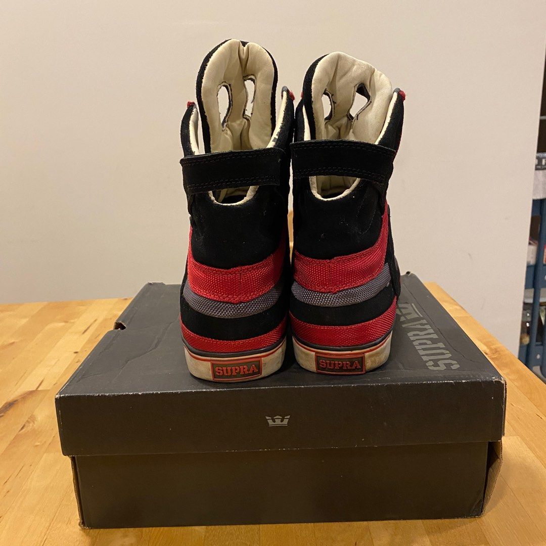 Supra skytop cheap 2 black red