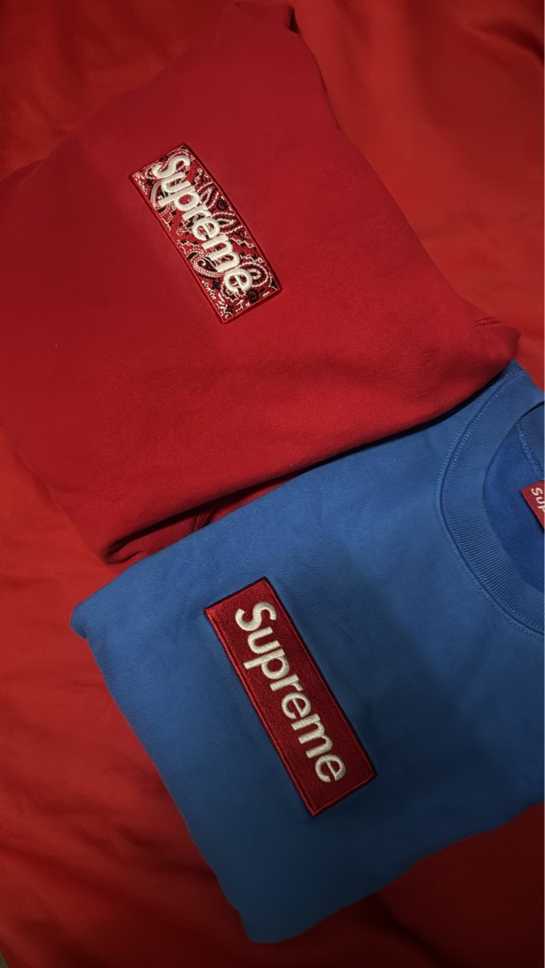 Supreme Box Logo Bandana Hoodie
